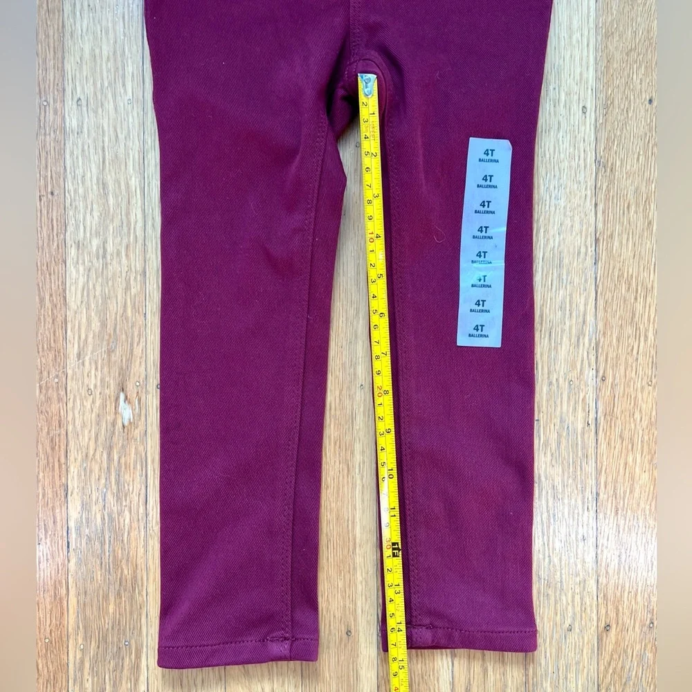 Old Navy Maroon Ballerina Jeggings in 4T